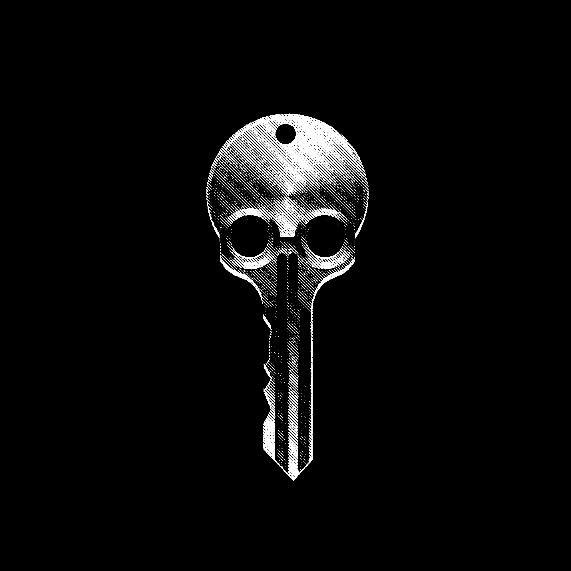 key-skull